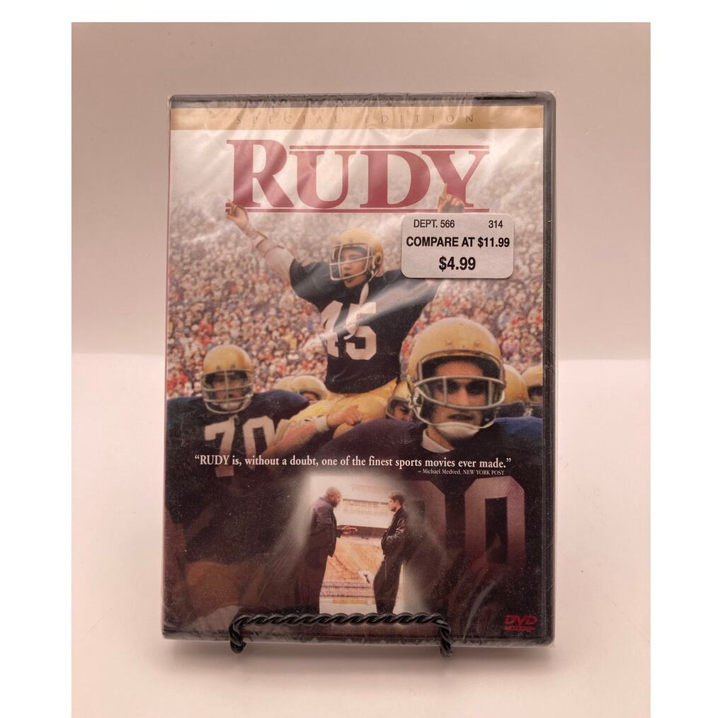 Rudy (DVD, 1993) Widescreen Special Edition - New Sealed in box